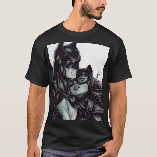Batman & Catwoman ~ Bruce wayne & Selina Kyle T-Shirt (Vorderseite)