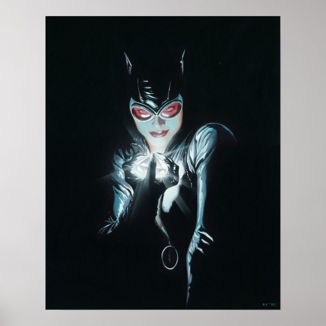 Batman Catwoman Faces of Evil Cover Illustration Poster (Vorne)
