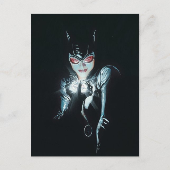 Batman Catwoman Faces of Evil Cover Illustration Postkarte (Vorderseite)