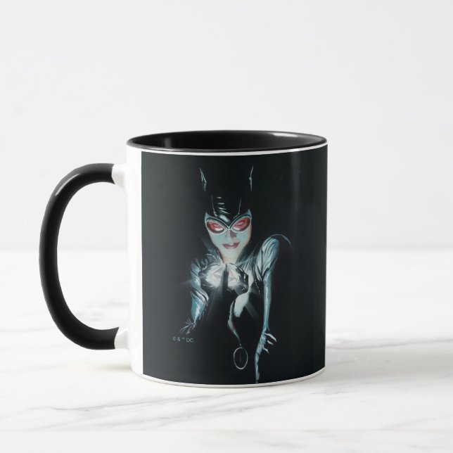 Batman Catwoman Faces of Evil Cover Illustration Tasse (Links)