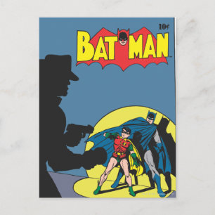 Batman Comic - mit Robin Postkarte