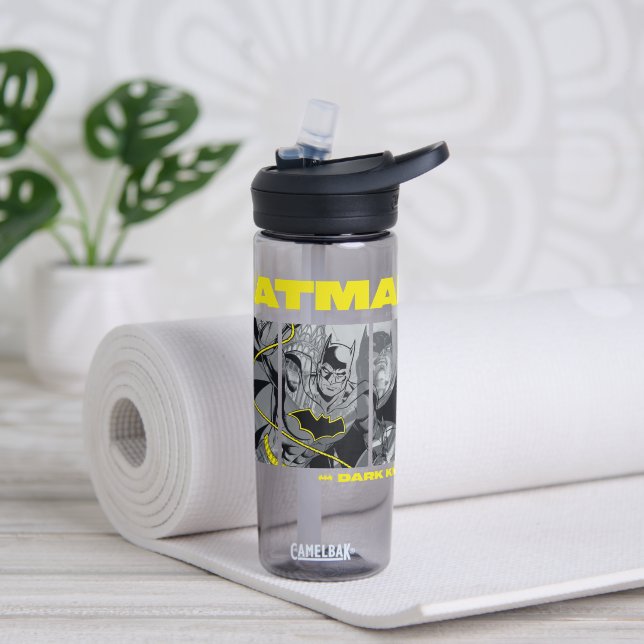 Batman-Comic-Tri-Panel-Grafik Trinkflasche (Yoga)