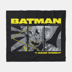 Batman Comic Tri-Panel Graphic Fleecedecke