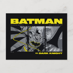Batman Comic Tri-Panel Graphic Postkarte