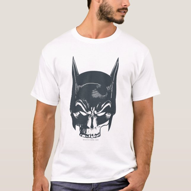 Batman Cowl/Skull-Symbol T-Shirt (Vorderseite)