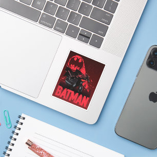 Batman Crimson Bat Signal Aufkleber