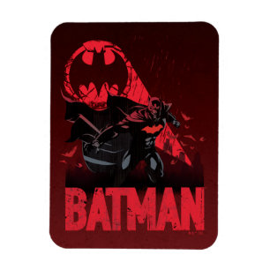 Batman Crimson Bat Signal Magnet