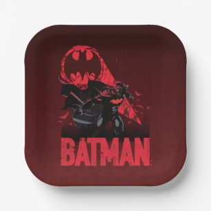 Batman Crimson Bat Signal Pappteller