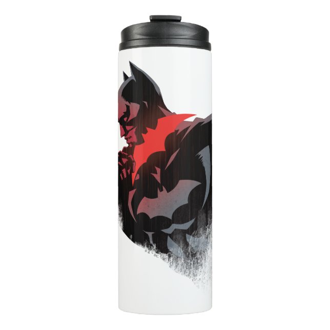 Batman Crimson Batarang Thermosbecher (Vorderseite)
