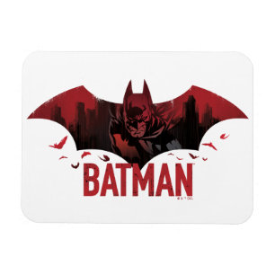 Batman Crimson Gotham Icon Magnet