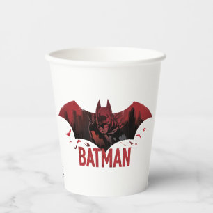 Batman Crimson Gotham Icon Pappbecher