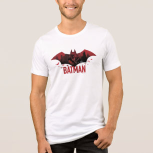 Batman Crimson Gotham Icon Tri-Blend Shirt