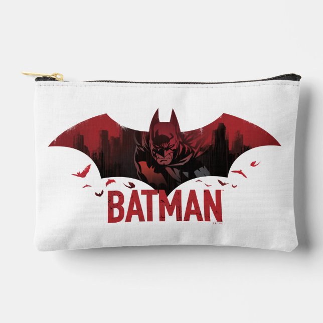 Batman Crimson Gotham Icon Zubehörtasche (Vorderseite)