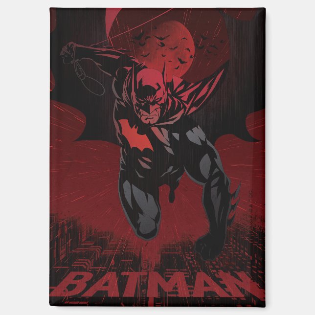 Batman Crimson Leap Magnet (Vorderseite)