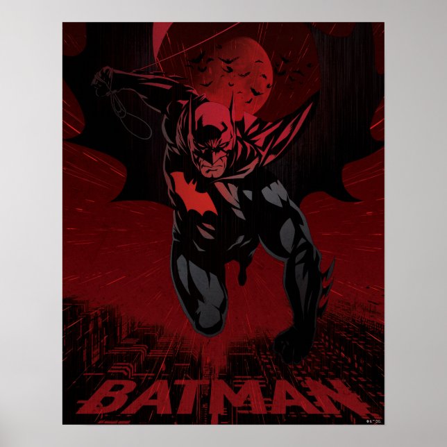 Batman Crimson Leap Poster (Vorne)