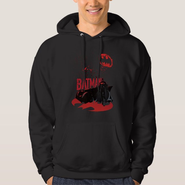 Batman Crimson Rain Hoodie (Vorderseite)