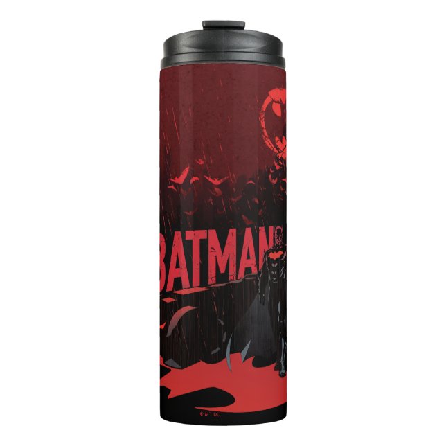 Batman Crimson Rain Thermosbecher (Vorderseite)