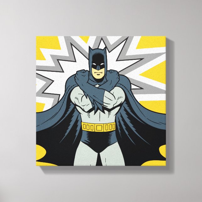 Batman Cross Arms Leinwanddruck (Vorderseite)