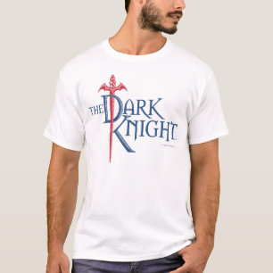 Batman Dark Knight   Name Red Sword Logo T-Shirt