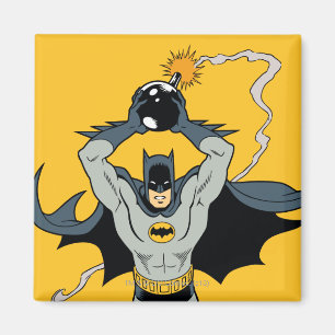 Batman, der mit Bombe läuft Magnet