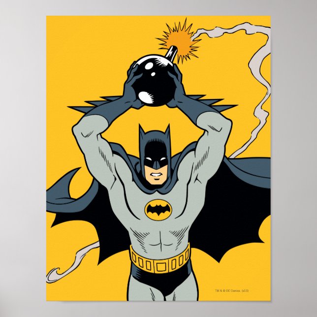 Batman, der mit Bombe läuft Poster (Vorne)