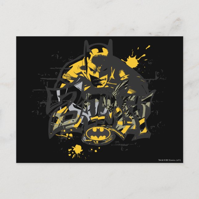 Batman Design 10 Postkarte (Vorderseite)