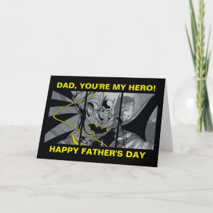 Batman Du bist mein Held Vatertag Karte