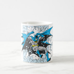 Batman durchbricht Glas Kaffeetasse