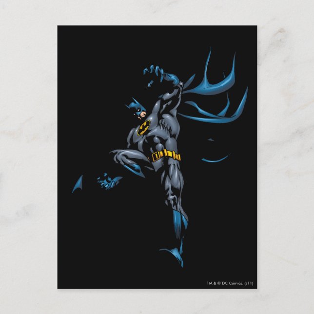 Batman fällt ab postkarte (Vorderseite)