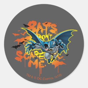 Batman Fledermäuse machen mir keine Angst Runder Aufkleber