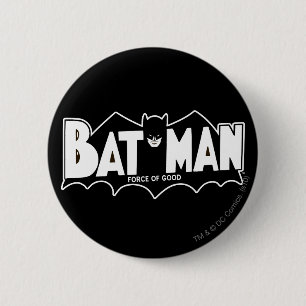Batman   Force of Good 60er Logo Button