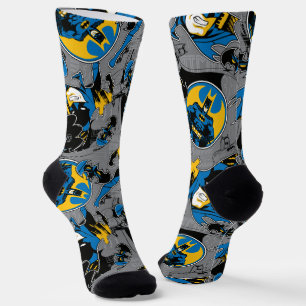 Batman Full Throttle Wurf Muster Socken