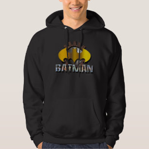 Batman Gear Background Logo Hoodie