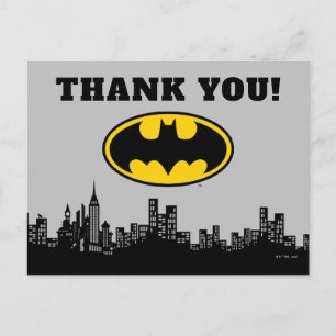 Batman Gotham City Geburtstags-Dankeskarten Postkarte