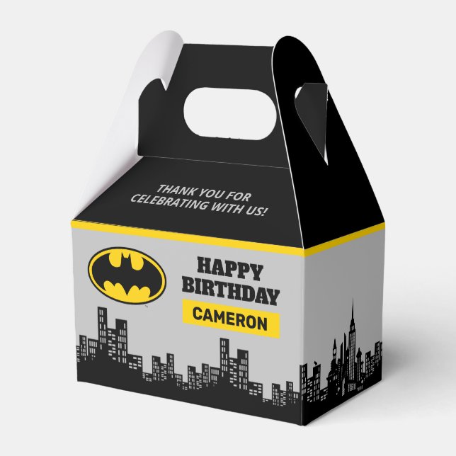 Batman - Gotham City Happy Birthday Geschenkschachtel (Vorderseite)