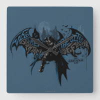 Batman Gotham City Paint Tropfen Graphic