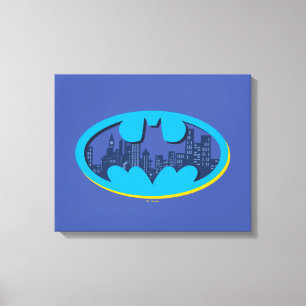 Batman   Gotham City Symbol Leinwanddruck