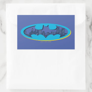 Batman   Gotham City Symbol Rechteckiger Aufkleber