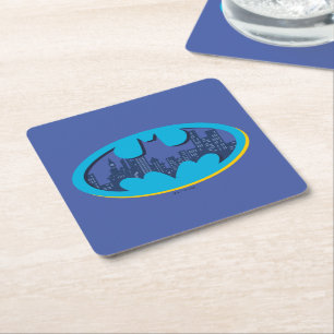 Batman   Gotham City Symbol Rechteckiger Pappuntersetzer