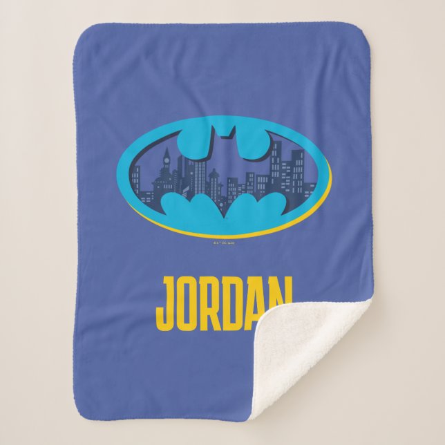 Batman | Gotham City Symbol Sherpadecke (Vorderseite)