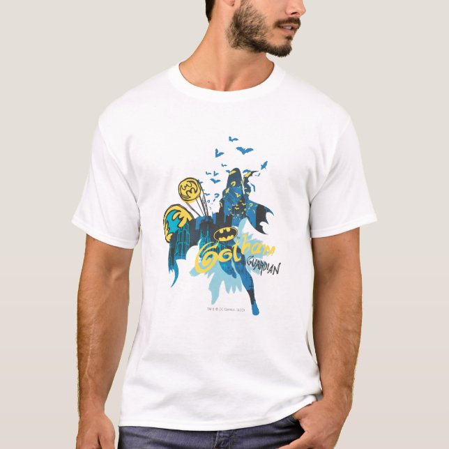 Batman Gotham Guardian Notebook Sketch T-Shirt (Vorderseite)