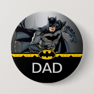 Batman Halbpension Geburtstagskind-Vater Button