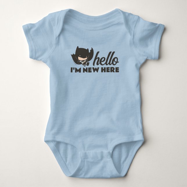 Batman | Hallo, ich bin neu hier - Neues Baby Baby Strampler (Vorderseite)