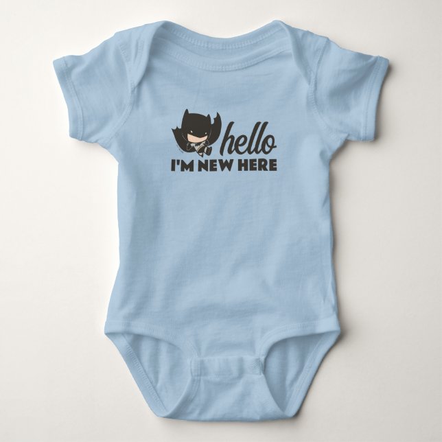 Batman | Hallo, ich bin neu hier - Neues Baby Strampler (Vorderseite)