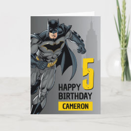 Batman | Happy Birthday | Alter Ihres Kindes hinzu Karte