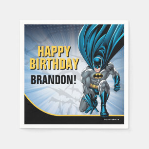 Batman   Happy Birthday Serviette