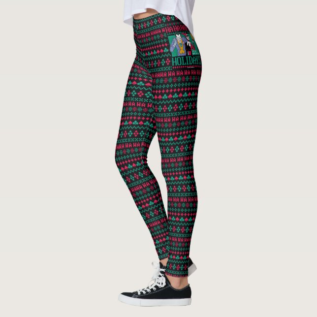 Batman | Happy Holidays Joker & Harley Quinn Leggings (Links)