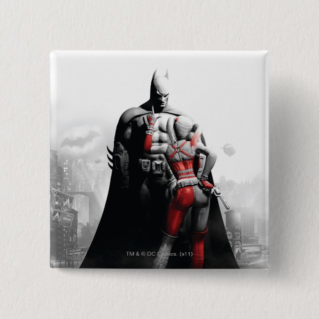 Batman & Harley Button (Vorderseite)