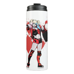 Batman   Harley Quinn Hearts & Diamonds Spritzer Thermosbecher