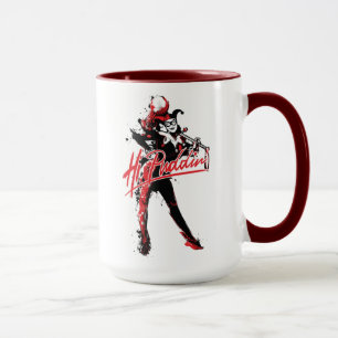 Batman   Harley Quinn "Hi Puddin' Ink Art Tasse